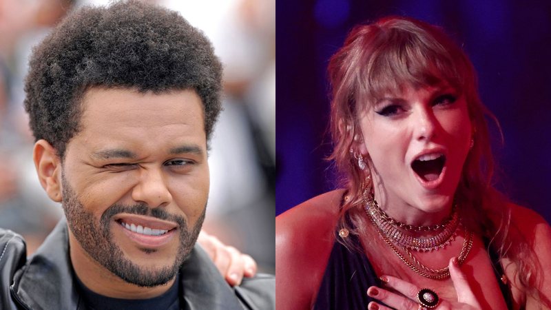 The Weeknd (Foto: Pascal Le Segretain/Getty Images) e Taylor Swift (Foto: Mike Coppola/Getty Images)