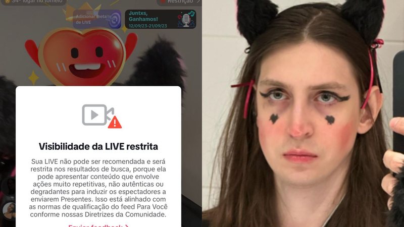 Felca viralizou na última semana após satirizar lives de NPC no TikTok (Foto: reprodução / redes sociais)