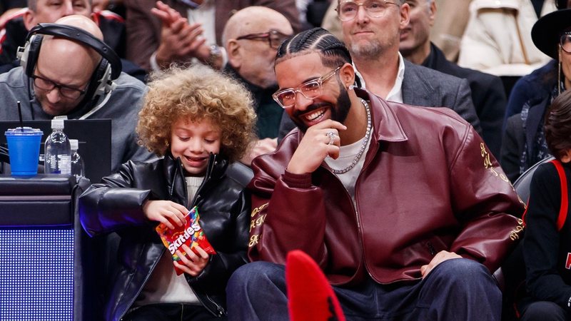 Adonis Graham e Drake (Foto: Cole Burston/Getty Images)