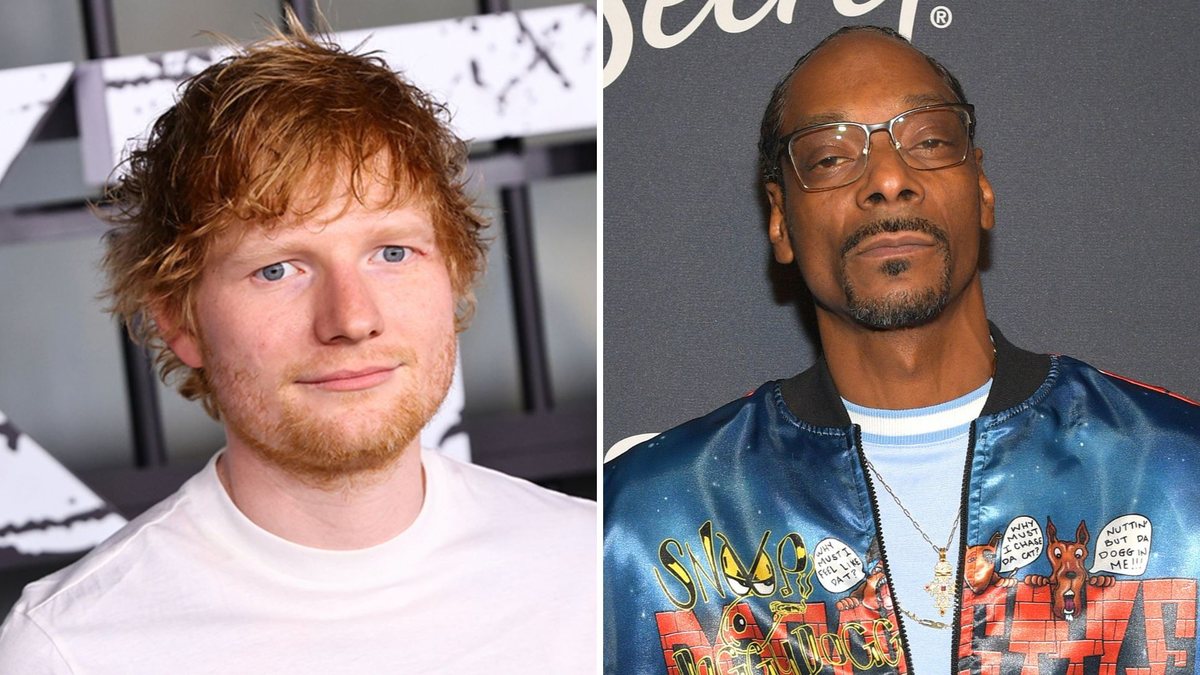 Ed Sheeran (Foto: Arturo Holmes / WireImage) e Snoop Dogg (Foto: Matt Winkemeyer/Getty Images)