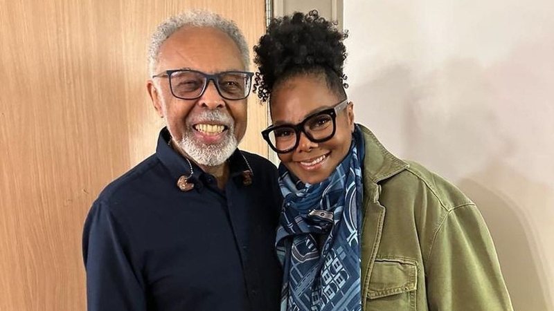 Gilberto Gil e Janet Jackson (Reprodução/ Instagram @gilbertogil)