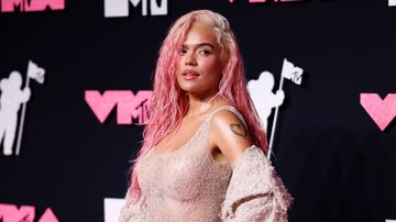 Karol G no VMA's 2023 (Foto: Jason Kempín / Getty Images)