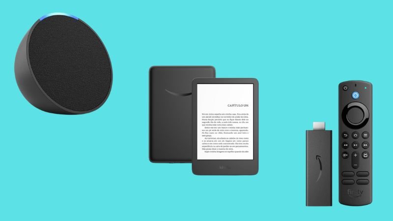 Adquira o seu dispositivo com Alexa ou o seu novo Kindle por um preço reduzido! - Créditos: Reprodução/Amazon