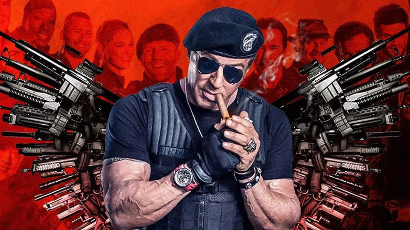 Sylvester Stallone como Barney Ross, de Os Mercenários (Foto: Divulgação)