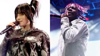 Billie Eilish (Foto: Amy Sussman/Getty Images) e Lil Yachty (Foto: Rich Fury/Getty Images)