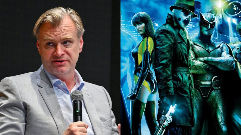 Christopher Nolan (Foto: Getty Images) e Watchmen (Foto: Divulgação)