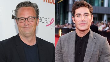 Matthew Perry queria fazer cinebiografia de sua vida com Zac Efron, diz amiga (Fotos: Angela Weiss/Matt Winkelmeyer/Getty Images)