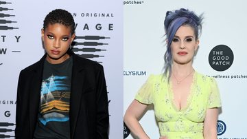 Willow Smith (Foto: Jerritt Clark/Getty Images for Savage X Fenty Show Vol. 2 Presented by Amazon Prime Video) e Kelly Osbourne (Foto: Araya Doheny/Getty Images for The Art of Elysium)