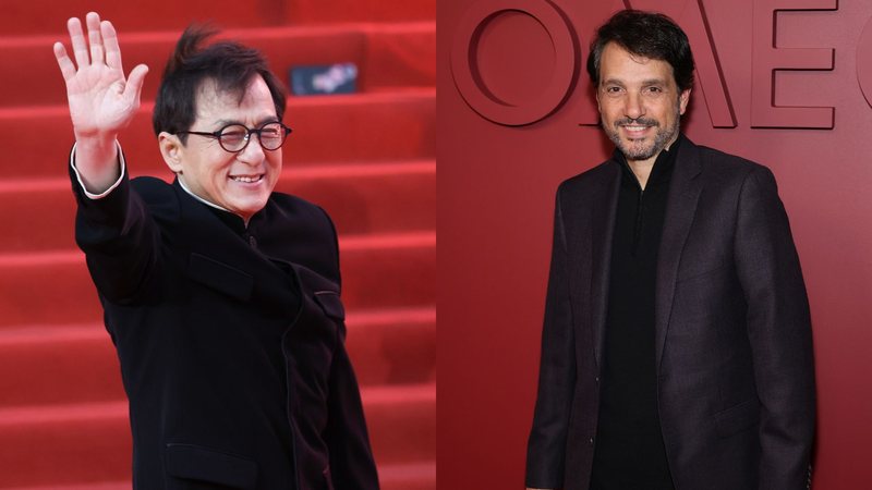 Ralph Macchio e Jackie Chan (Fotos: Getty Images)