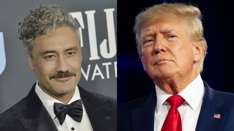 Taika Waititi (foto: Sthanlee B. Mirador/ AP) e Donald Trump (Foto: Brandon Bell/Getty Images)