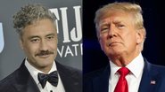 Taika Waititi (foto: Sthanlee B. Mirador/ AP) e Donald Trump (Foto: Brandon Bell/Getty Images)