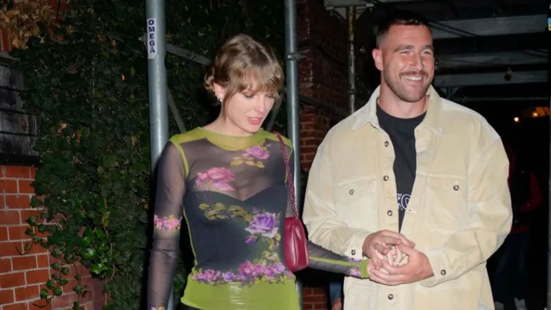 Imagem Entenda se Travis Kelce acompanhará Taylor Swift durante os shows da cantora no Brasil