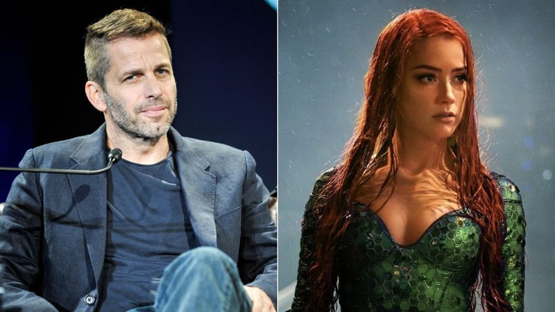 Zack Snyder diz que não entende ataques de ódio contra Amber Heard (Fotos: Keith Tsuji/Getty Images - Divulgação/Warner Bros. Pictures)