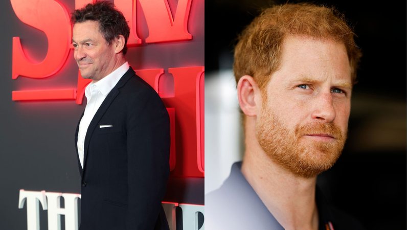 Dominic West e Principe Harry ( Fotos: Getty Images)