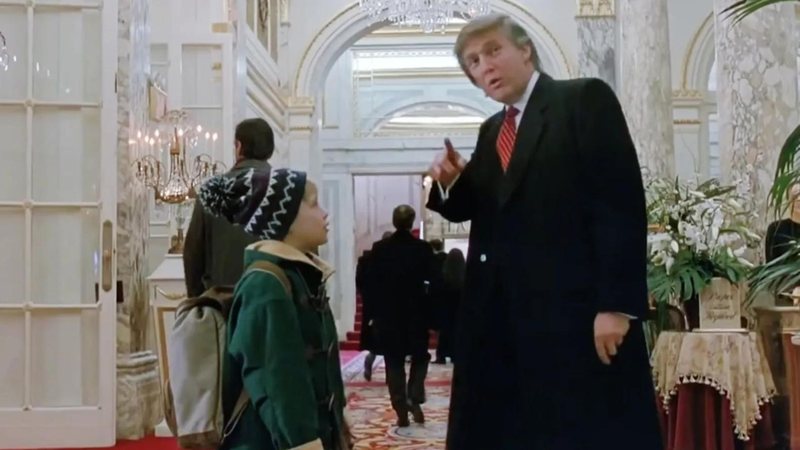 Donald Trump em Esqueceram de Mim 2 (Imagem: Reprodução)