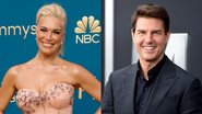 Hannah Waddingham (Foto: Frazer Harrison/Getty Images) e Tom Cruise (Foto: Jamie McCarthy/Getty Images)