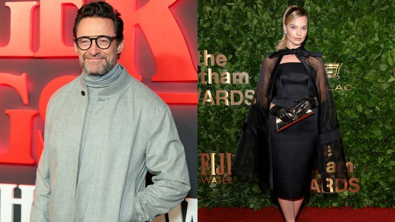 Hugh Jackman e Margot Robbie (Fotos: Getty Images)