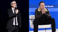 John Oliver e Elon Musk (Fotos: Getty Images)