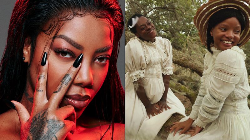 Ludmilla está na trilha sonora de A Cor Púrpura, com Halle Bailey (Fotos: Divulgação)