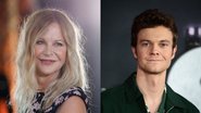 Meg Ryan (Foto: Frazer Harrison/Getty Images) e Jack Quaid (Foto: Dimitrios Kambouris/Getty Images)