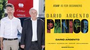 Simone Scafidi e Dario Argento (Foto: Pascal Le Segretain/Getty Images) | Pôster de 'Dario Argento Panico' (Foto: Divulgação)