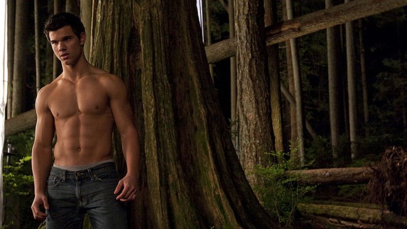 Taylor Lautner como Jacob em A Saga Crepúsculo: Lua Nova (Foto: Divulgação)