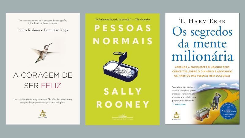 Romance, autoajuda e muitos outros livros incríveis para presentear - Reprodução/Amazon