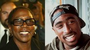 Afeni Shakur (Foto: Kevin Winter/Getty Images) | Tupac Shakur (Foto: Reprodução)