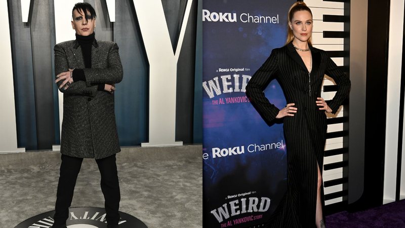 marilyn Manson e Evan Rachel Wood (Fotos: Getty Images)