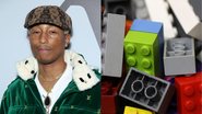 Pharrell Williams (Foto: Pascal Le Segretain/Getty Images) | Peças de Lego (Foto: Justin Sullivan/Getty Images)