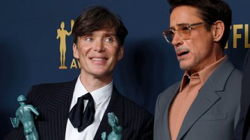 Cillian Murphy e Robert Downey Jr. (Foto: Frazer Harrison/Getty Images)