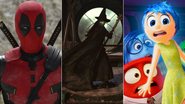 Deadpool 3, Wicked e Divertida Mente 2 devem ganhar trailers no Super Bowl 2024 (Fotos: Divulgação/Marvel Studios/Universal Pictures/Disney-Pixar)