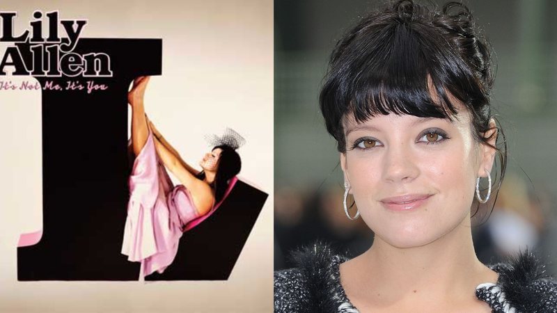 Capa de It's Not Me, It's You (Divulgação) e Lily Allen  (Foto: Pascal Le Segretain/Getty Images)