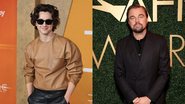 Timothée Chalamet e Leonardo DiCaprio (Fotos: Getty Images)