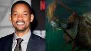 Will Smith (Foto: Frazer Harrison/Getty Images) e anaconda-verde (Julian Gunther/Getty Images)