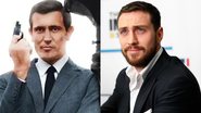 George Lazenby como 007 (Foto: Divulgação) e Aaron Taylor-Johnson (Foto: Rich Polk/Getty Images for IMDb)