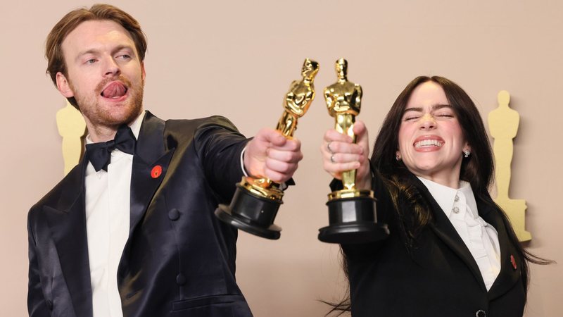 Finneas e Billie Eilish (Foto: Rodin Eckenroth/Getty Images)