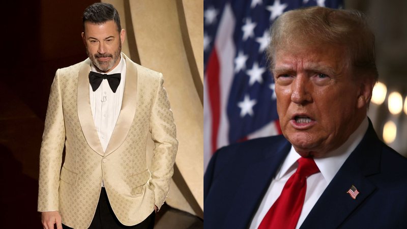 Jimmy Kimmel e Donald Trump (Fotos: Getty Images)