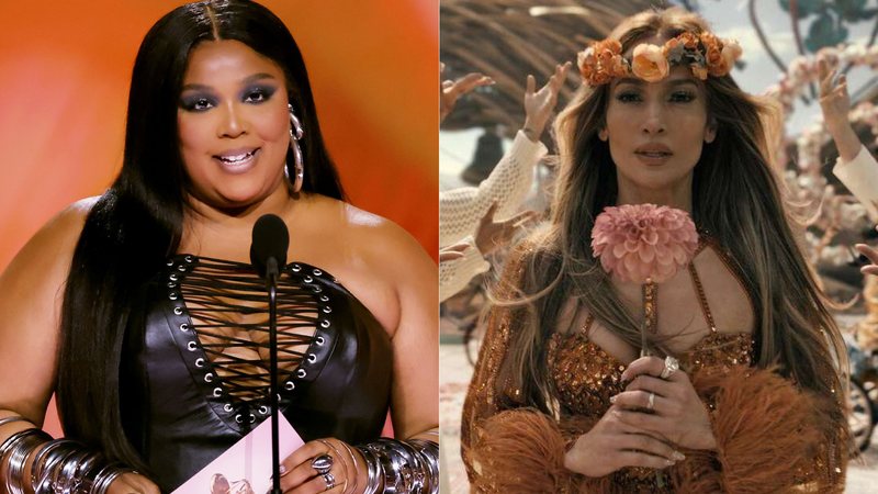 Lizzo diz que não foi convidada para participar do filme de Jennifer Lopez (Foto: Kevin Winter/Getty Images - Divulgação/Amazon Prime Video)