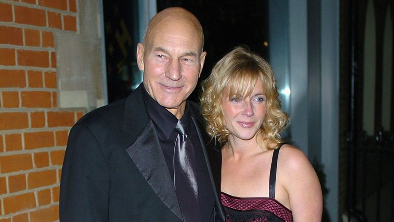 Patrick Stewart e Lisa Dillon (Foto: Stuart Wilson/Getty Images)