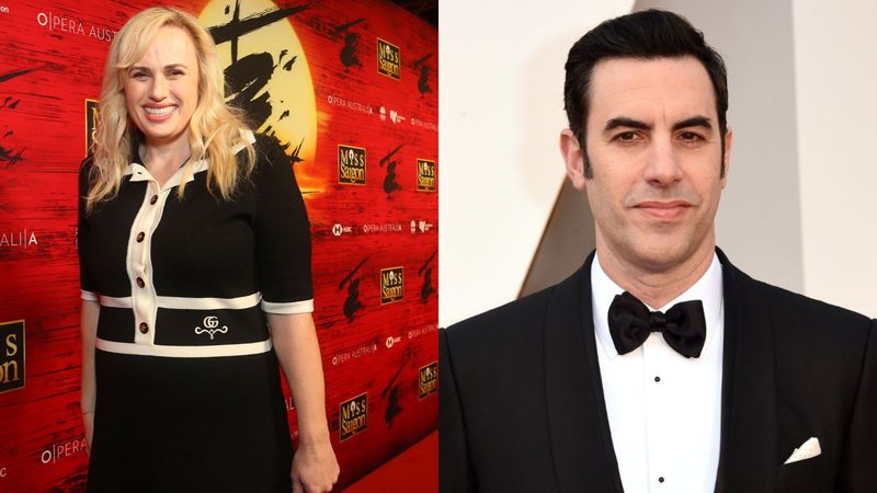 Rebel Wilson (Foto: Lisa Maree Williams/Getty Images for Opera Australia) e Sacha Baron Cohen (Foto: Jason Merritt/TERM/Getty Images)