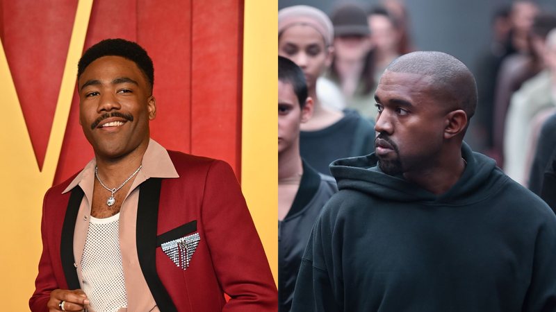 Donald Glover (Foto: Jon Kopaloff/Getty Images) | Kanye West (Theo Wargo/Getty Images)