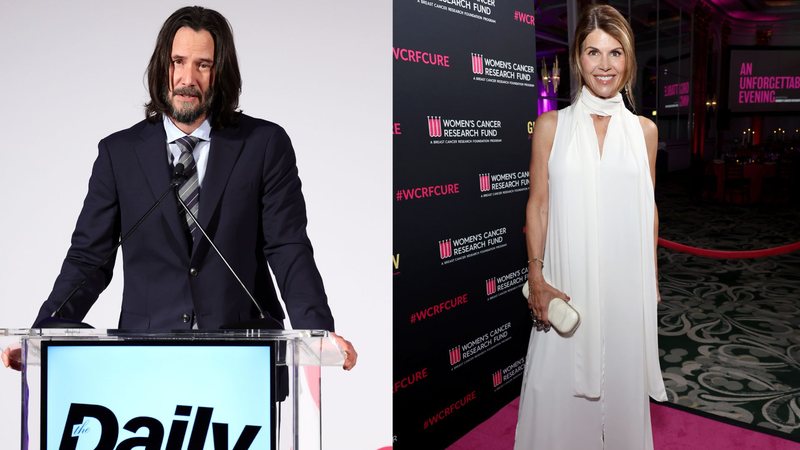 Keanu Reeves e Lori Loughlin (Fotos: Getty Images)