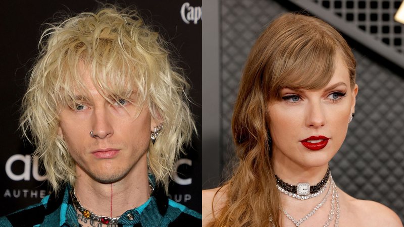 Machine Gun Kelly (Foto: Ethan Miller/Getty Images) | Taylor Swift (Foto: Frazer Harrison/Getty Images)