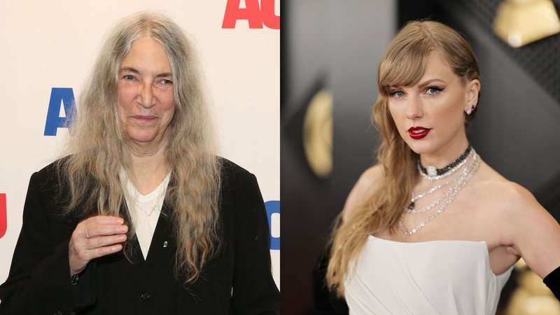 Patti Smith (Foto: Rob Kim/Getty Images) | Taylor Swift (Foto: Neilson Barnard/Getty Images)