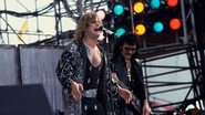 Ozzy Osbourne e Tony Iommi em show do Black Sabbath, em 1985 (Foto: Paul Natkin/Getty Images)