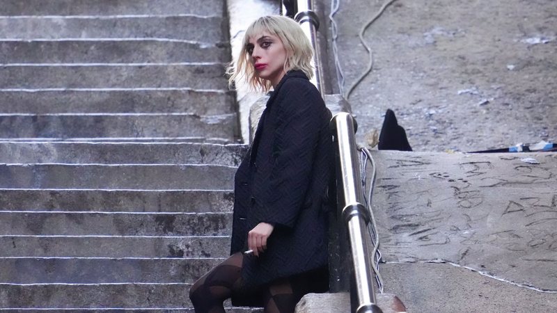 Lady Gaga no set de Coringa: Delírio a Dois (Foto: Gotham/GC Images)