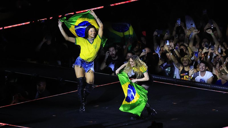 Madonna e Pabllo Vittar (Getty Images)