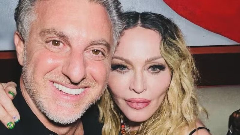 Luciano Huck e Madonna (Reprodução/Instagram)