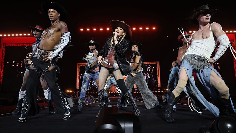 Madonna na Celebration Tour no Rio de Janeiro (Foto: Kevin Mazur/WireImage for Live Nation)